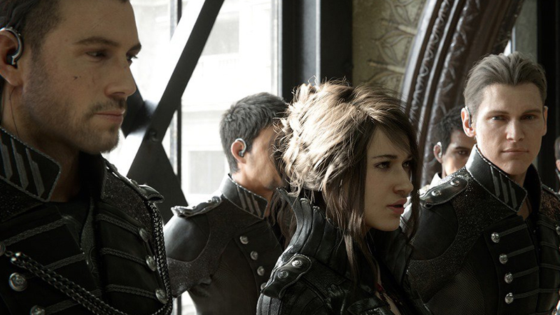 The Kingsglaive members who survived the initial battle. Seriously, tell me that SE didn’t originally want Nyx (far left) to be played by Ben Affleck. If Aaron Paul wasn’t second choice, I’ll eat my Battle Boots.